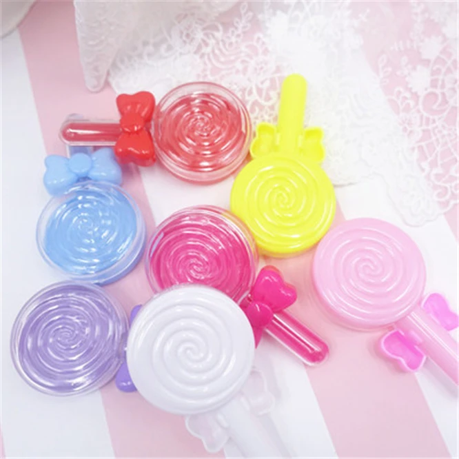 12pcs Lollipop Shape Plastic Candy Box Wedding Cute Candy Pack Baby Shower Kids Birthday Party Gift Box Christmas Party Supplies