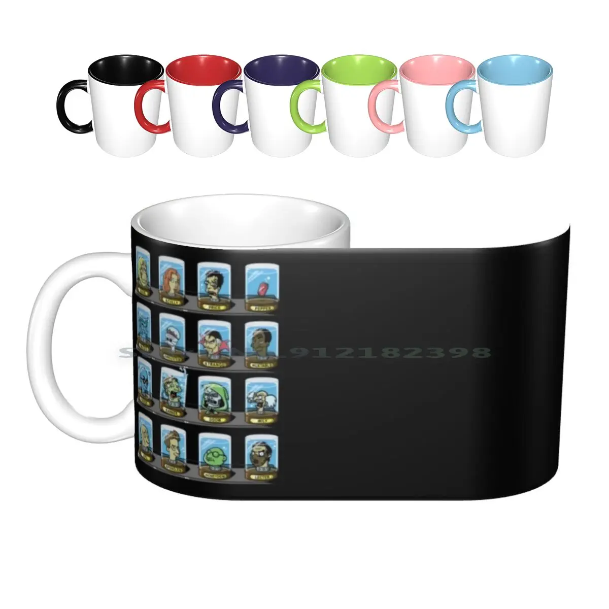 2.0 Ceramic Mugs Coffee Cups Milk Tea Mug Awesome Cool Vector Parody Pop Culture Selling Sale Tv Movie Comic Cartoon Anime