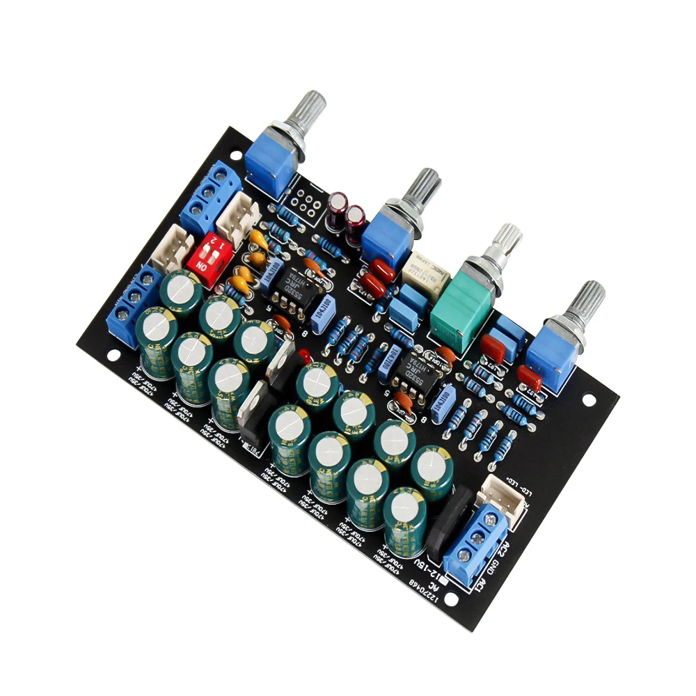 AIYIMA Pre-amplifier Tone Board JRC5532 OP AMP Preamp Volume Tone Control DIY Speaker Amplifiers Sound Audio Amp