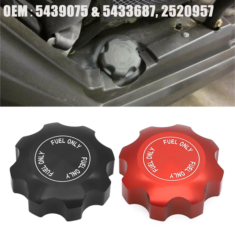 Fuel Gas Tank Cap For Polaris RZR Ranger 570 900 800 1000 Sportsman UTV 5433687 5439075 Snowmobiles ATVS Oil Fuel Filter Cover