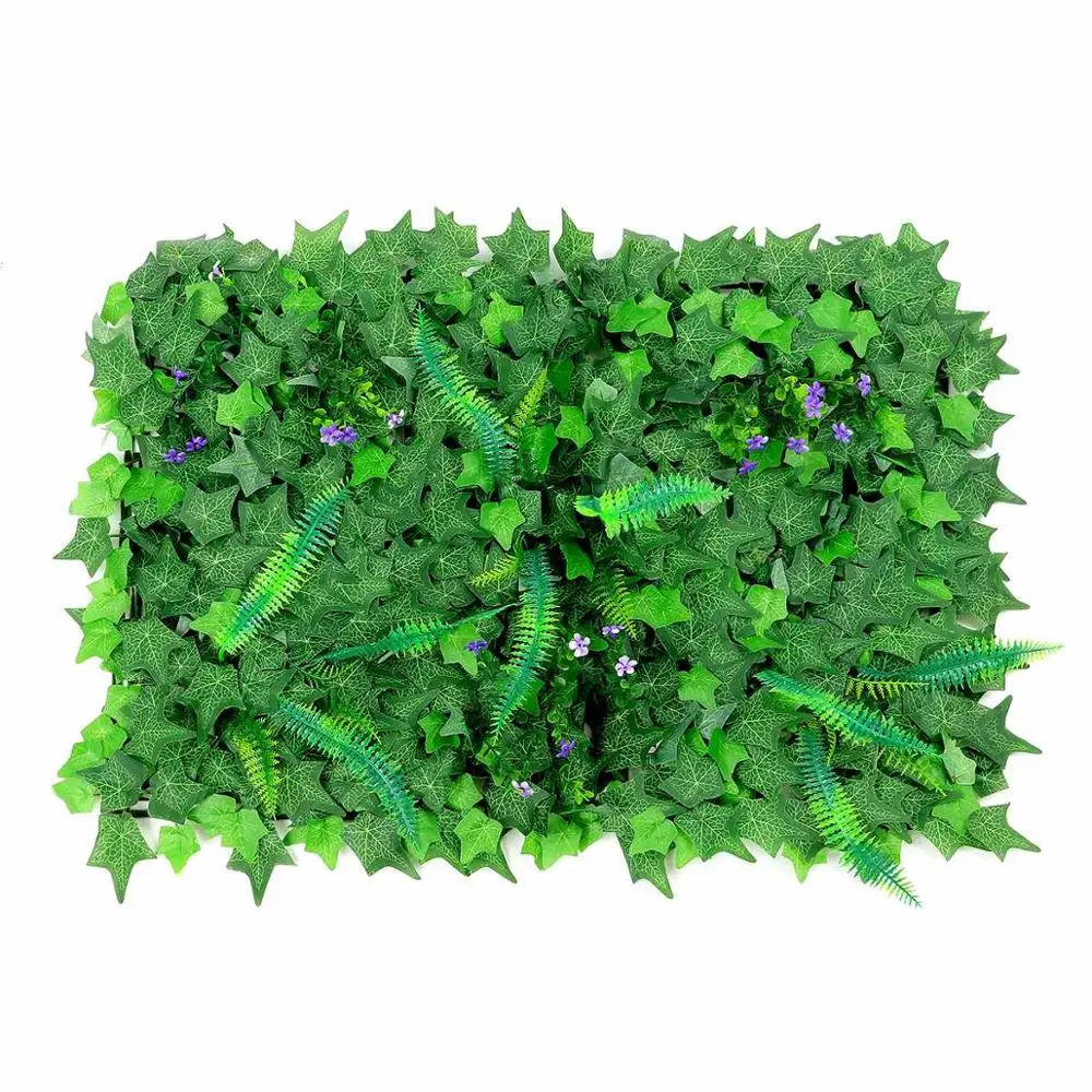 Plastic Artificial Lawn Plant Real touch Moss Fake Grass Mat Greenery Panel Fence Micro Landscape Home Garden Decor Supplies