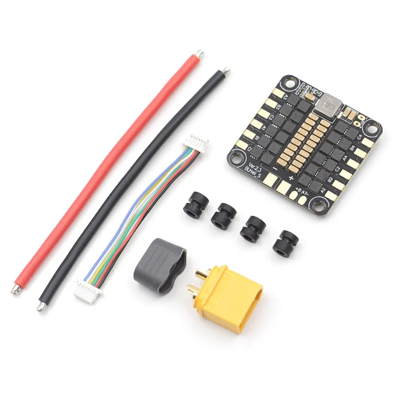 LANNRC FPV Racer Speed Controllers 4 In 1 30A ESC BLHeli_S 2-6S Dshot600 F4V3 FC for RC Racing Drone Accessories