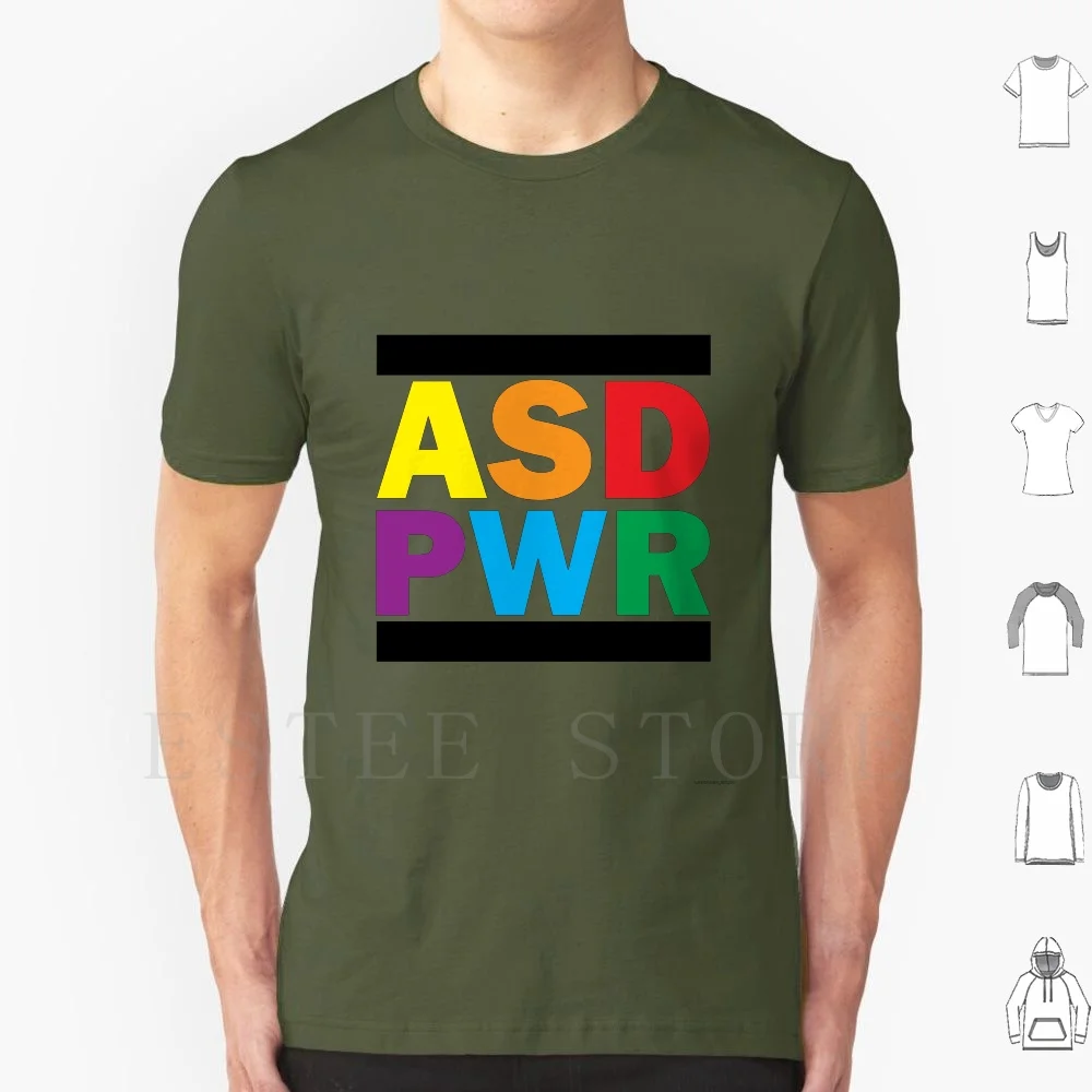 Asd Pwr Spectrum T Shirt Cotton Men DIY Print Autism Autism Spectrum Disorder Autistic Spectrum Disorder Asd Aspergers Aspie