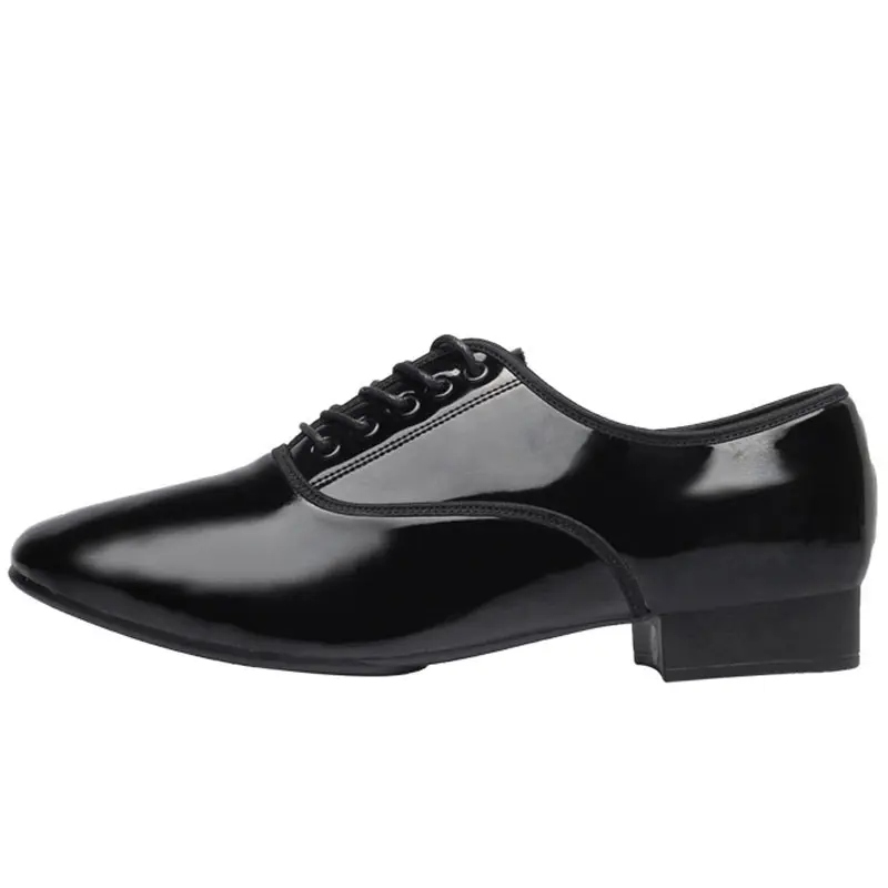 Zapatos de baile de Salsa para hombre, zapatillas de baile latino, piel auténtica, suela suave, Tango, salón de baile, modernas, adultos