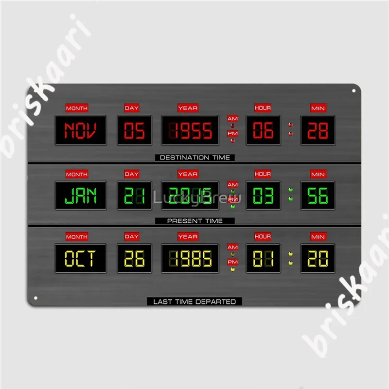 Back To The Future Metal Signs personalized Wall Decor Wall Wall Cave Tin sign Posters