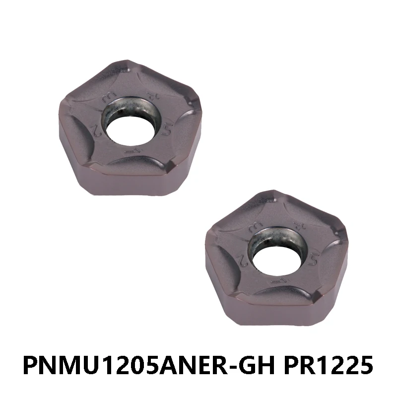 Original PNMU 1205 PNMU1205 ANER PNMU1205ANER-GH GM PR1225 Milling Carbide Inserts CNC Lathe Tools for Steel Turning Cutter