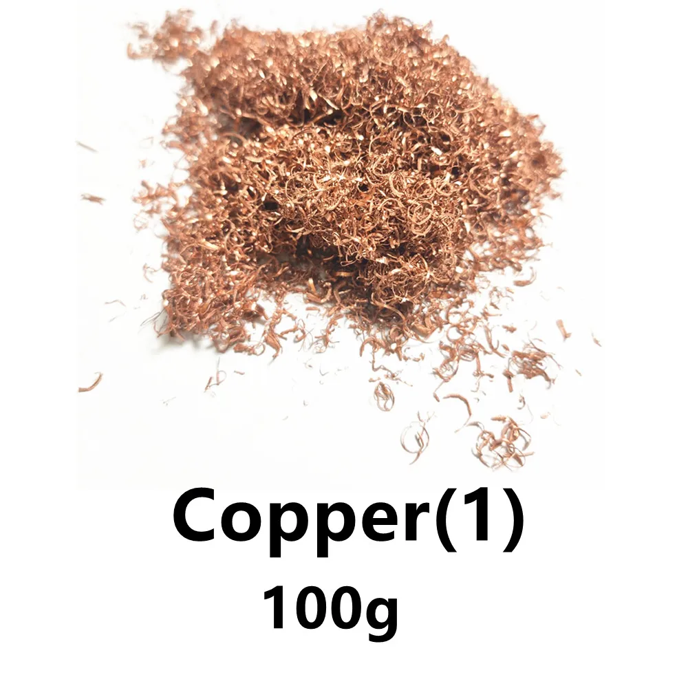 100G ทองแดงเศษเศษโลหะ/เศษ/ตะไบ/ส่วนต่อทองแดง/ทองเหลือง/อลูมิเนียม/เหล็ก/bronze
