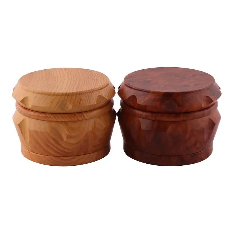 Three Size 4 Layers Resin Tobacco Herb Smoke Grinders CNC Teeth Herbal Spice Crusher for Smoking Accessories