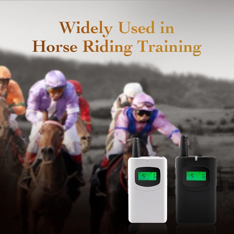 Wirelesslinkx HAND FREE Walkie Talkie Two Way Radio Audio System for Horse Riding Training Tour Guide Interpretation Translation