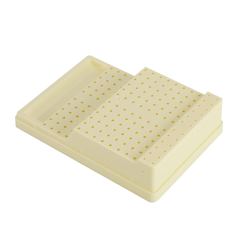 168 Holes Plastic Dental Burs Box Dental Bur Sterilizer Block Holder Autoclave Case Disinfection Box Dentistry Supplies