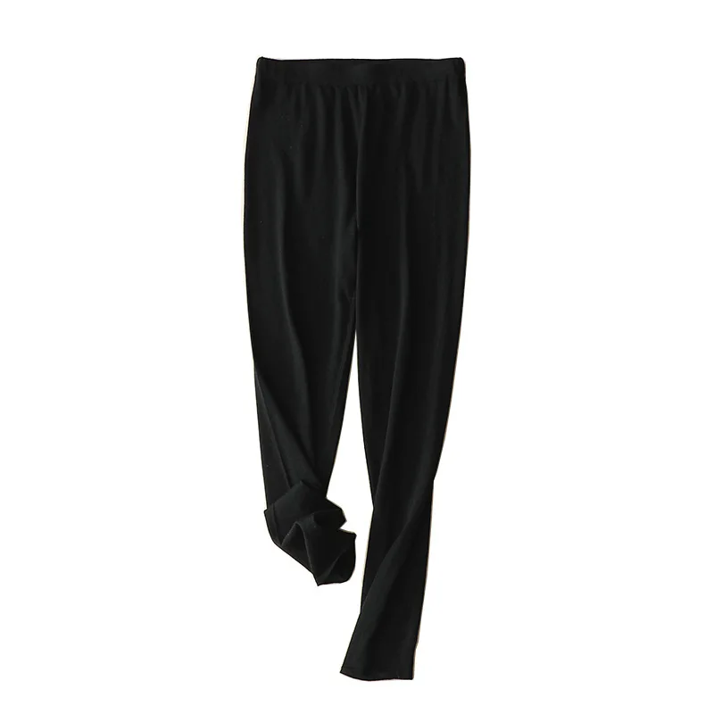 masigoch 100% worsted cashmere knitted pants