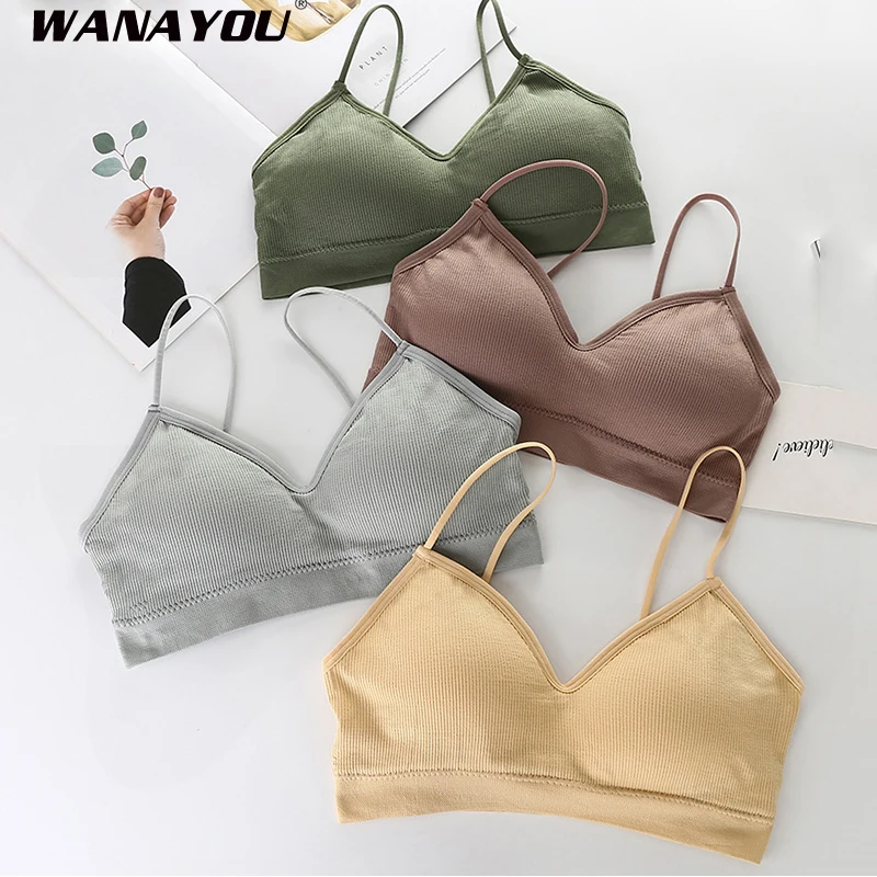 Women Seamless Sports Bra,Wirefree Yoga Bra Female V Neck Crop Top,Sexy Padded Yoga skeep Bra Breathable Push Up Sport Bra