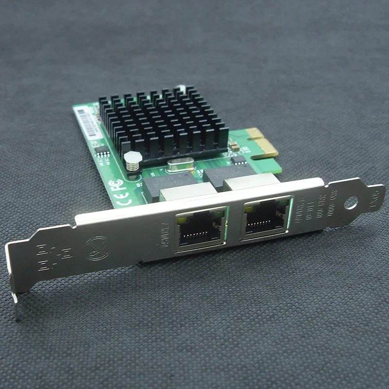 PCIE Dual-port Gigabit Network Card 82576 2-port Soft Routing Server PCI 82575 82546