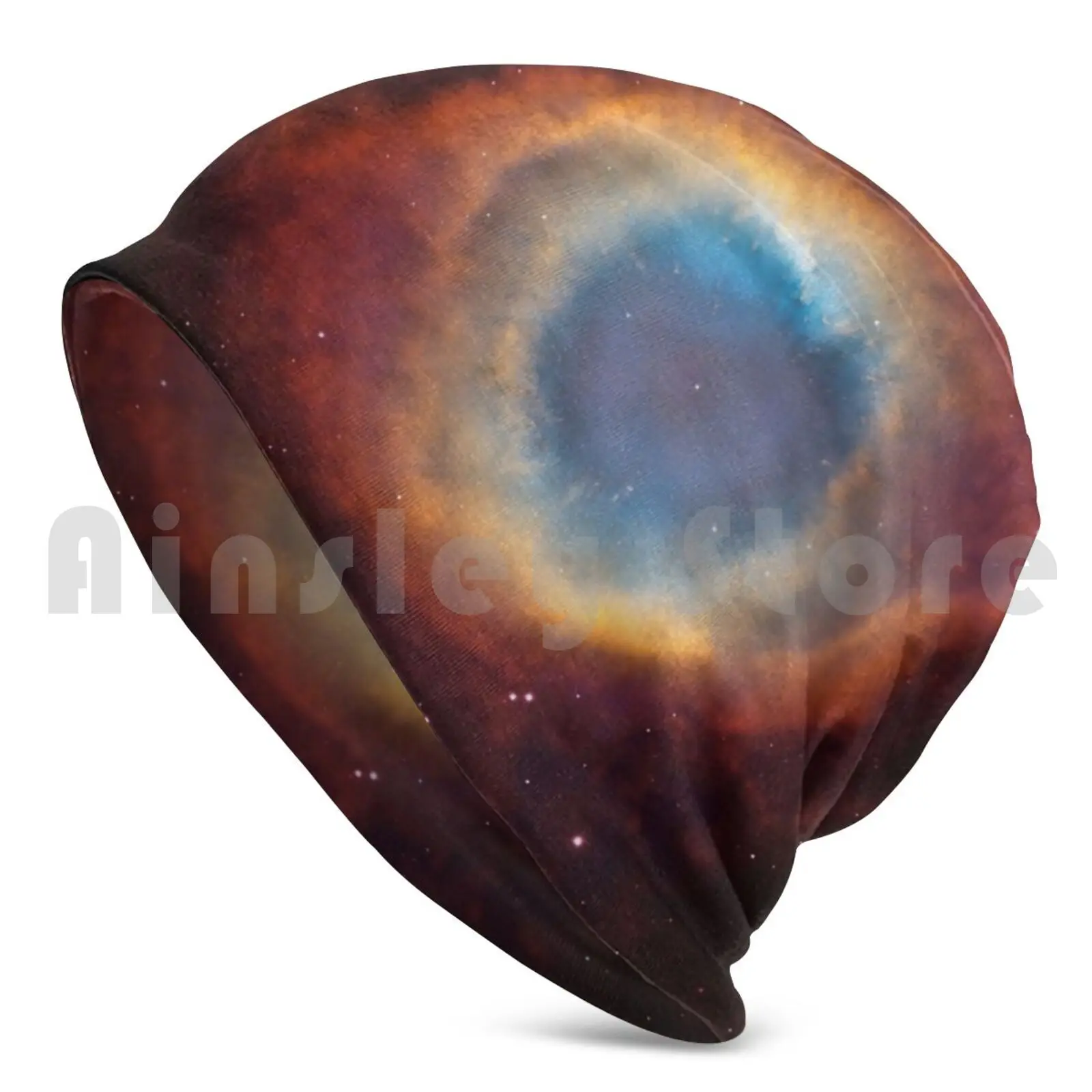 Helix Nebula Beanie Hedging Cap DIY Print Cushion Nebula Mystic Mountain Carina Milky Way Space Galaxy Hubble Telescope