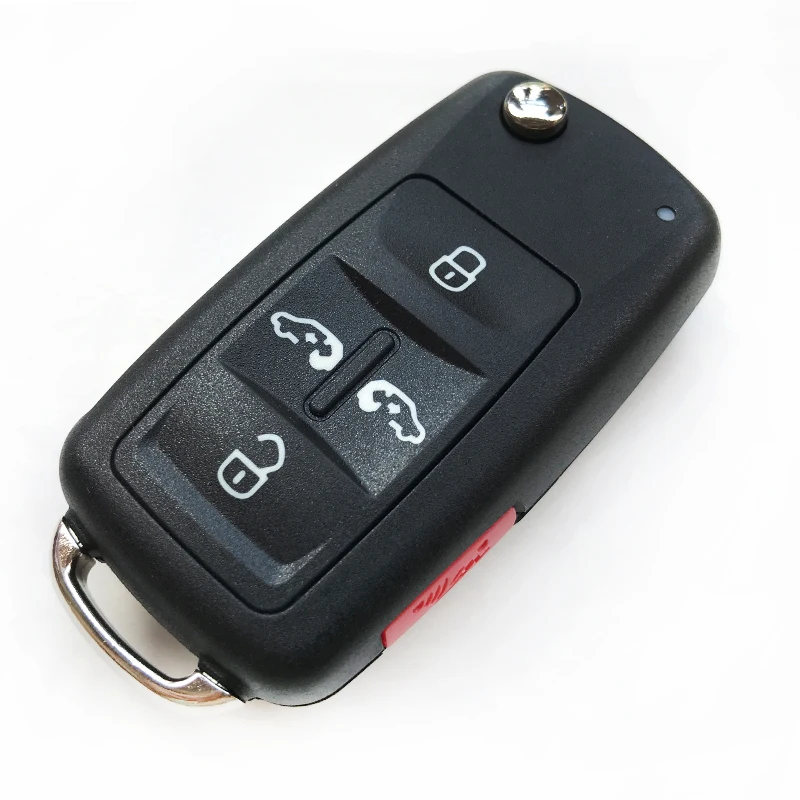 Capa para chave remota 4/5 botões, para volkswagen vw sharan multivan t5 caravelle, capa em branco para substituição de carros