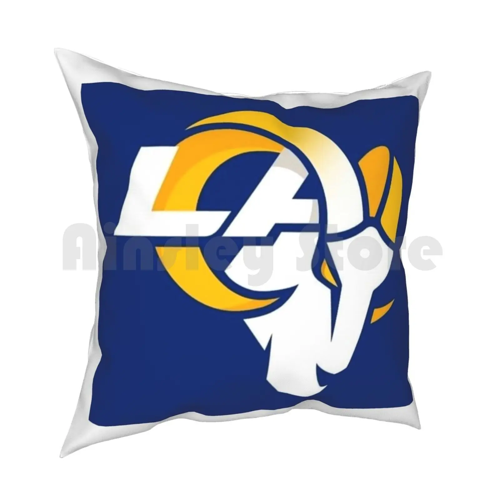 - Vamos! Pillow Case Printed Home Soft Throw Pillow Vamos Football Sports La Larams La Rams Losangeles Rams Football