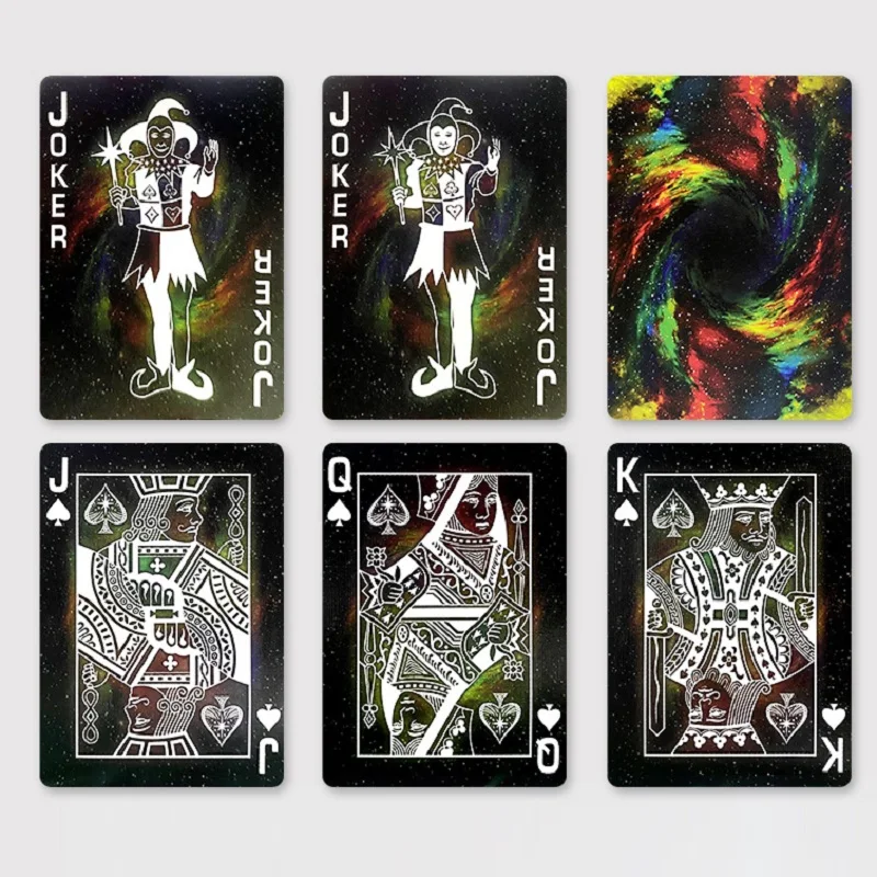 Carte da gioco della nebulosa dello stella della bicicletta USPCC Space Galaxy Deck dimensione del Poker giochi di carte magiche puntelli di trucco