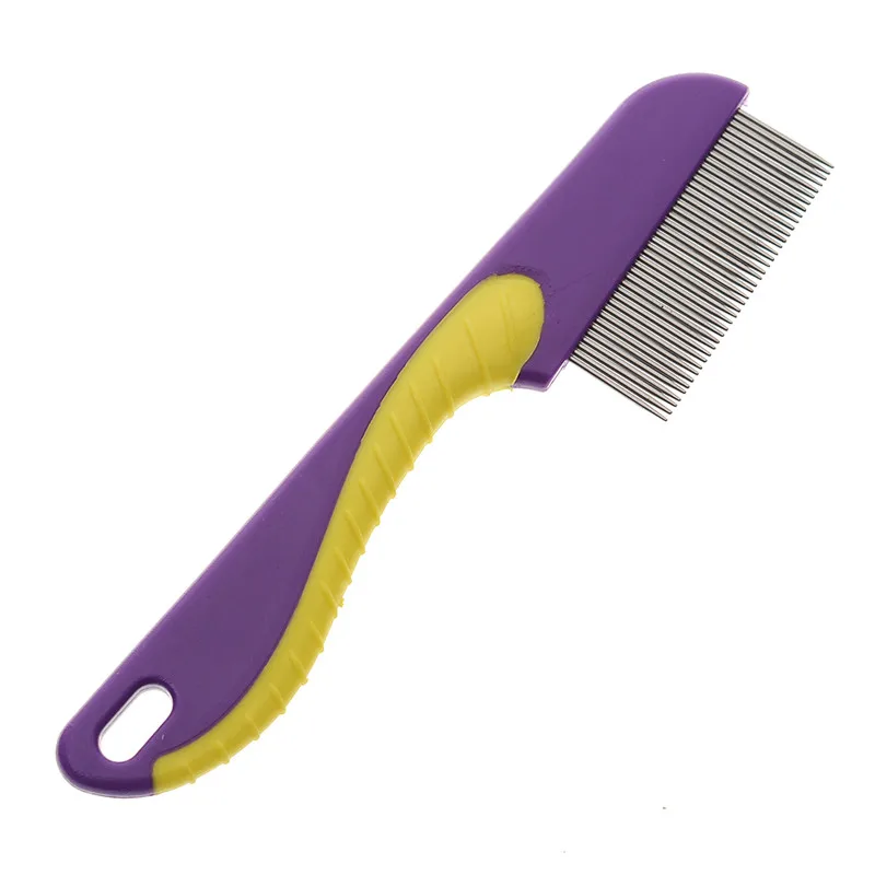 head lice remover hair Comb Stainless Steel Nit Head Hair Lice Comb Metal Fine Toothed Flea Flee With Handle Hairbrush Tools