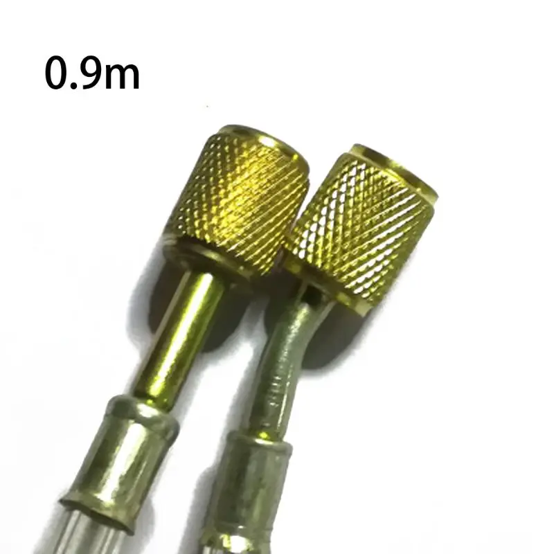 Ar condicionado flúor tubo de alta pressão freon tubo geladeira líquido adicionando flúor mangueira condicionador acessórios do carro