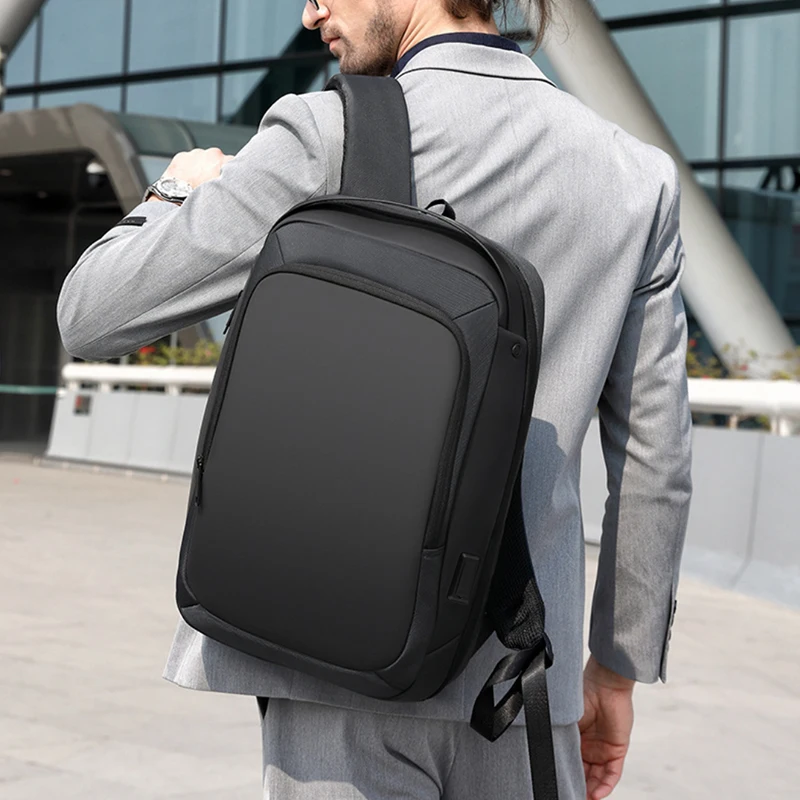 Hk Backpack Men Laptop Backpacks Large Capacity Bag Multi-function Waterproof Outdoor Travel Bags USB Charging Male School Bags