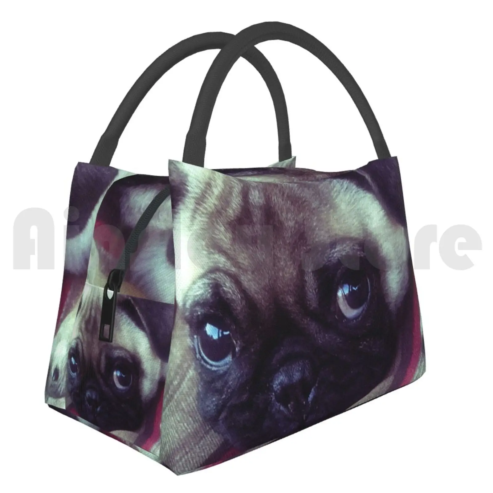 

Cooler Lunch Bag Picnic Bag Pug Life Pet Pug Dogs Puppy Animal Yannik Hay