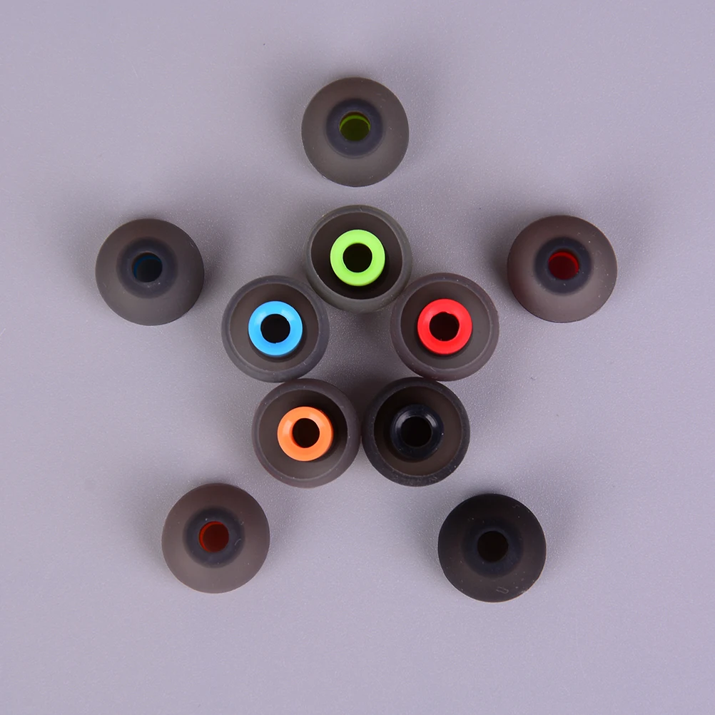 20pcs Earbuds Replacement Silicone Earphone Tips Noise Cancelling Earbud Caps