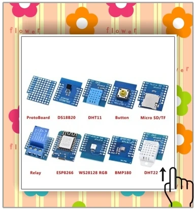 TZT WeMos D1 Mini Pro V3.0 NodeMcu 4 MB/16 MB Bytes Lua WIFI Internet of Things Entwicklungsboard basierend auf ESP8266 CH340G Nodemcu V2 – Detail 1