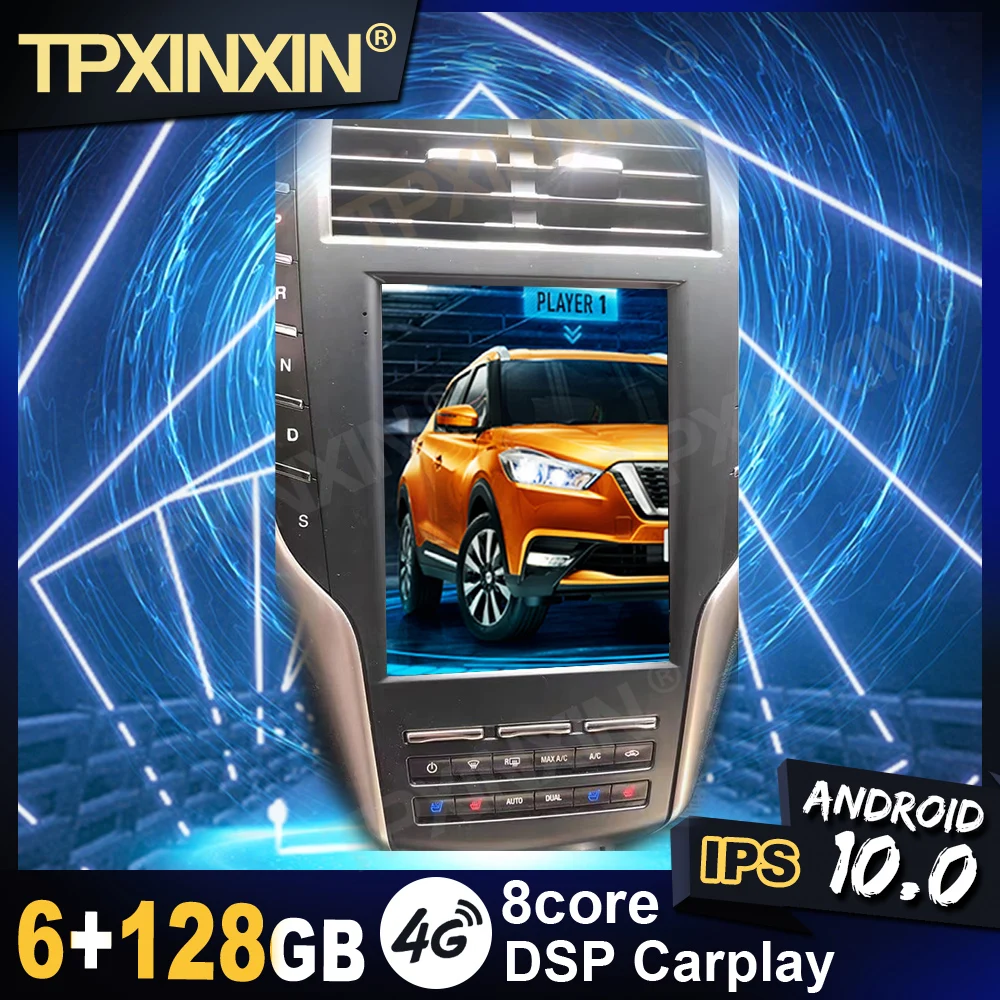 

For Lincoln MKC Android 10.0 6+128G Carplay DSP Multimedia Player Stereo receiver Radio Tape Recorder Video Navi GPS Head Unit