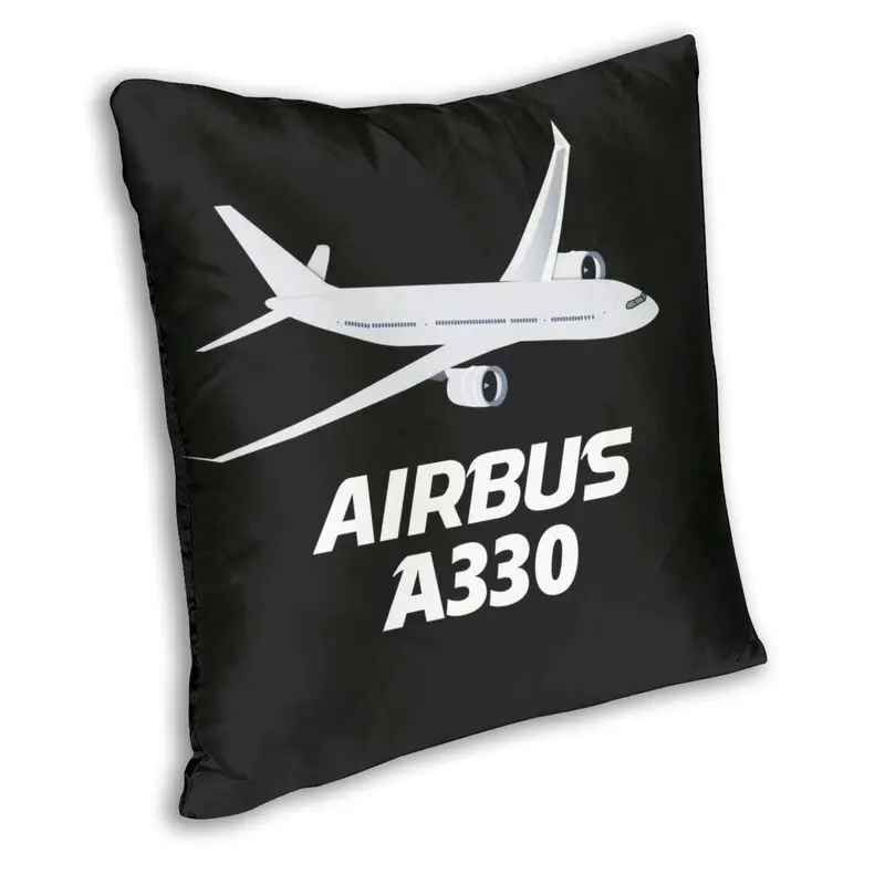 Airbus A330 Cushion Cover Printing Aviation Airplane Pilot Aviator Throw Pillow Case for Sofa Custom Pillowcase Decoration