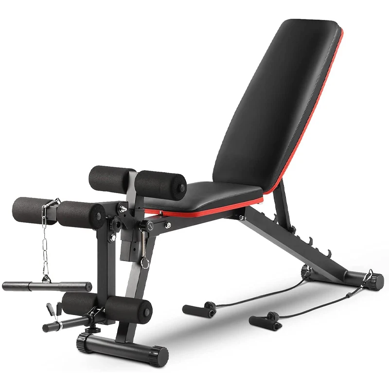 Gym Home Fitness Training Equipment Strength Workout Weight  With Leg Extension Multifunctional Bodybuilding Exercise Bench