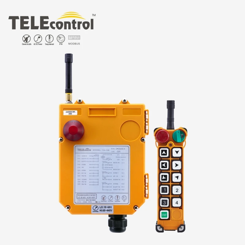 Best Price Industrial F24-10S 10 Channel Crane Control Hoist Radio Remote Control Industrial