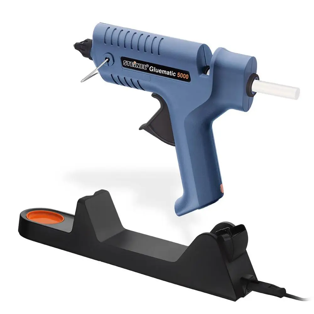 Germany Steinel GL-5000 Regenerative Wireless Hot Melt Glue Gun 220-240V with 5 pieces 11mm Glue Sticks Replaceable Nozzle