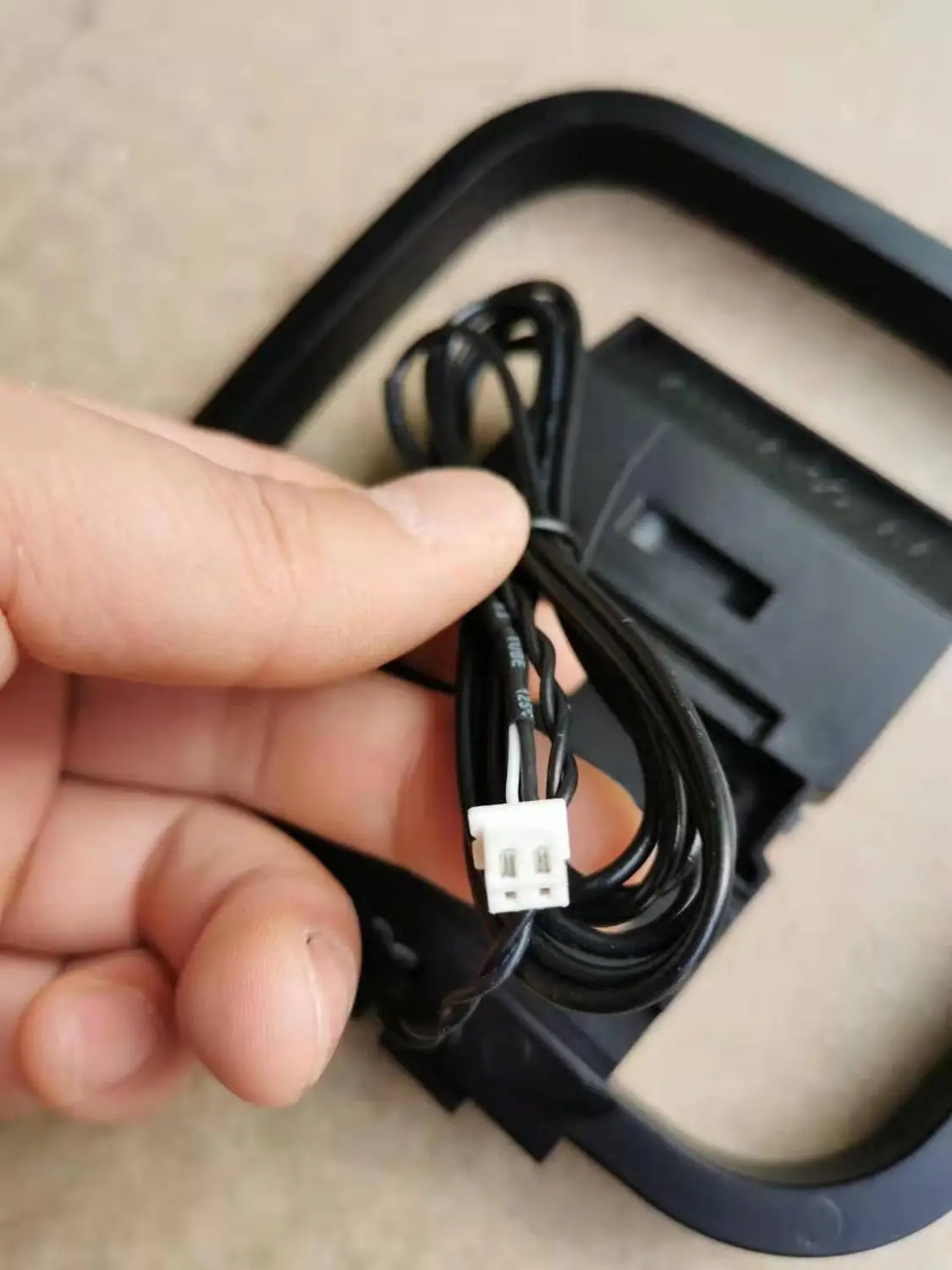 Antenna FM/AM loop di ricambio 2 pin 3PIN 3,5 mm filo nudo per radio orologio SONY disco HCD-EC719iP HCD-EC919iP Sharp Chaine AV