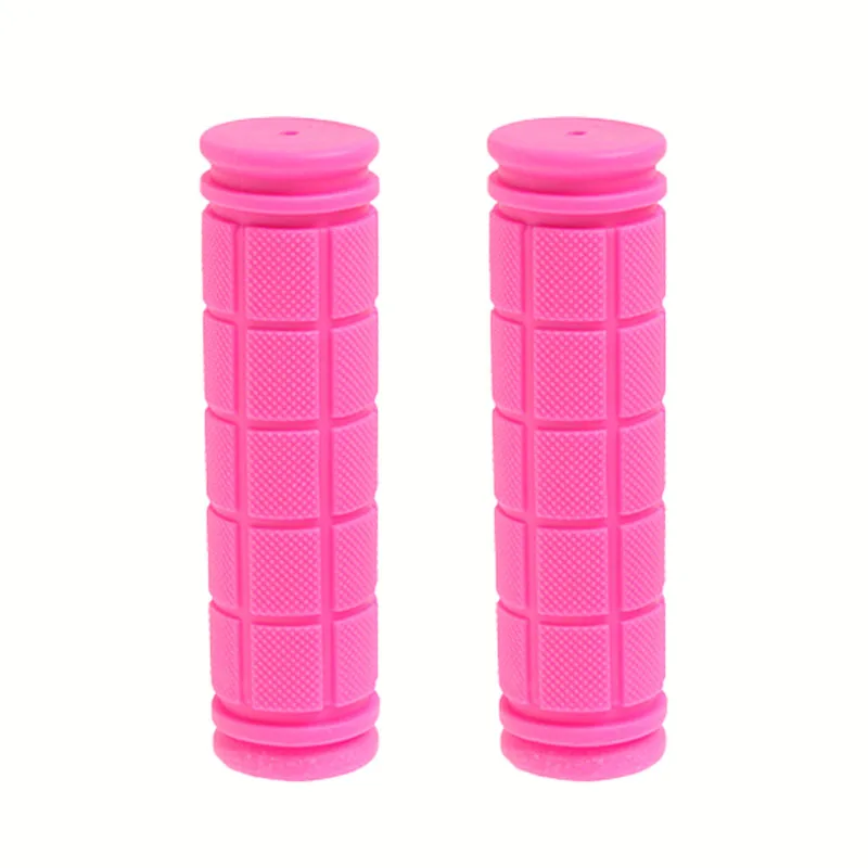 1 Pair Durable Bicycle Grips Anti-slip Soft Rubber Handlebar Cover with High Flexibility for Mountain Road Bike Parts