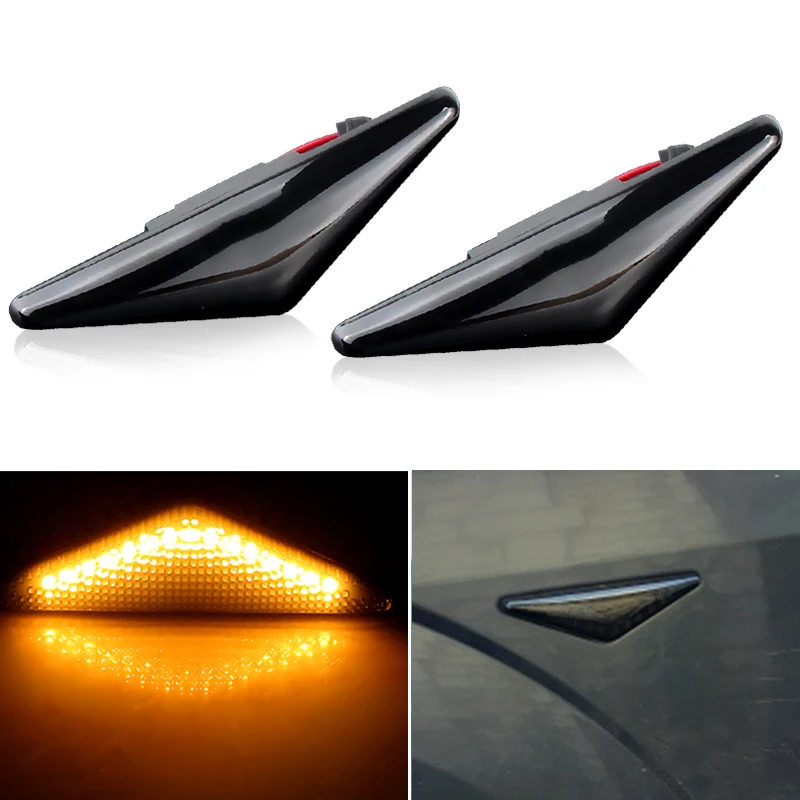 

Flowing Side Repeater Light LED Side Marker Turn Signal Lights Indicator Blinker Lamp For Ford MONDEO 3 MK3 FOCUS 1 MK1