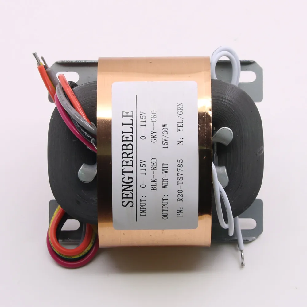 30 واط R-محول الأساسية 30VA الناتج 5 فولت 9 فولت 12 فولت 15 فولت 19 فولت 24 فولت 26 فولت محولات الطاقة للصوت إمدادات الطاقة الخطي