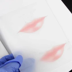 Herramienta de maquillaje permanente para práctica de tatuaje, accesorio transparente para entrenamiento de Microblading de la piel, cejas y labios, suministros PMU, 5 uds.