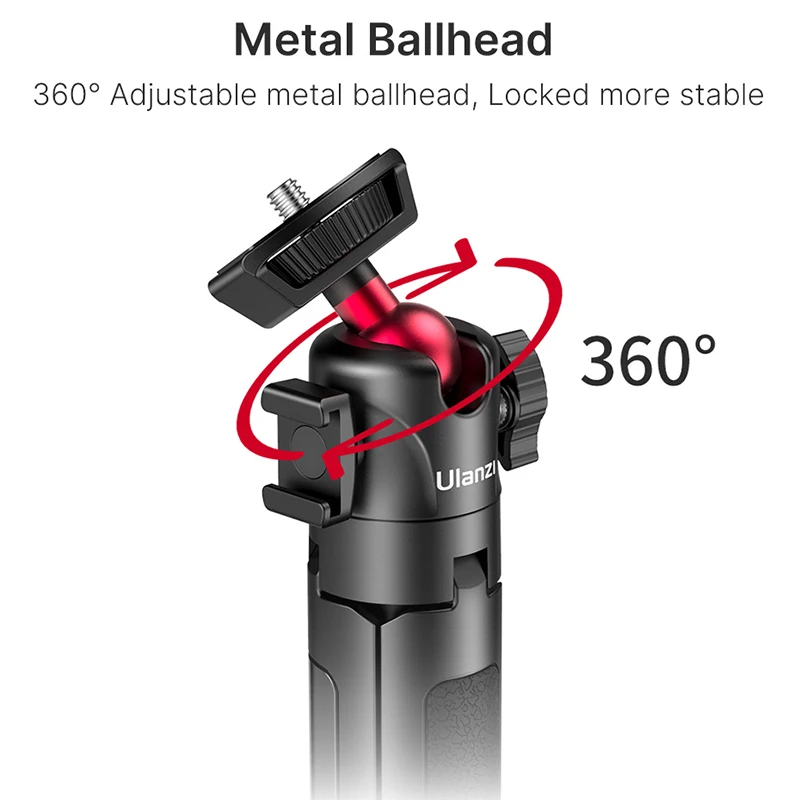 Foldable Tripod with Cold Shoe 2