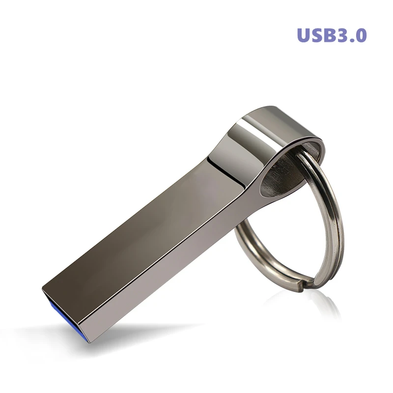 Usb3.0 Flash Drive pen drive 128gb 64gb 32gb pendrive 16gb 8gb 4gb cle флешка with key ring