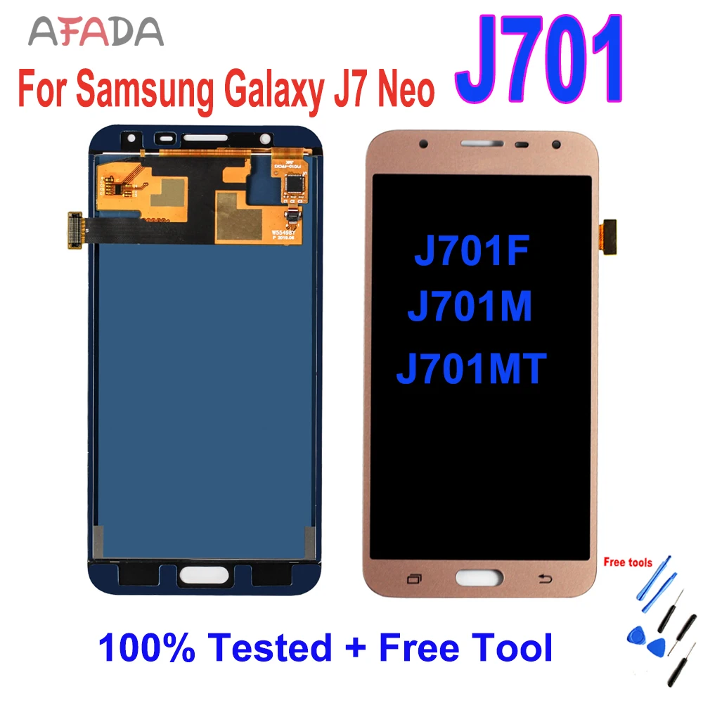 5.5\'\' Display for SAMSUNG Galaxy J7 Neo LCD Touch Screen J701 J701F J701M J701MT LCD Display Assembly Replacement