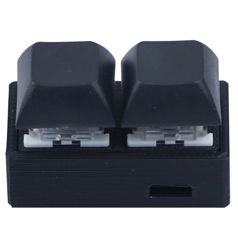 

USB Keypad 2 Keys Mini Keyboard Copy and Paste Keys Mechanical Keyboard Custom Shortcut Keys