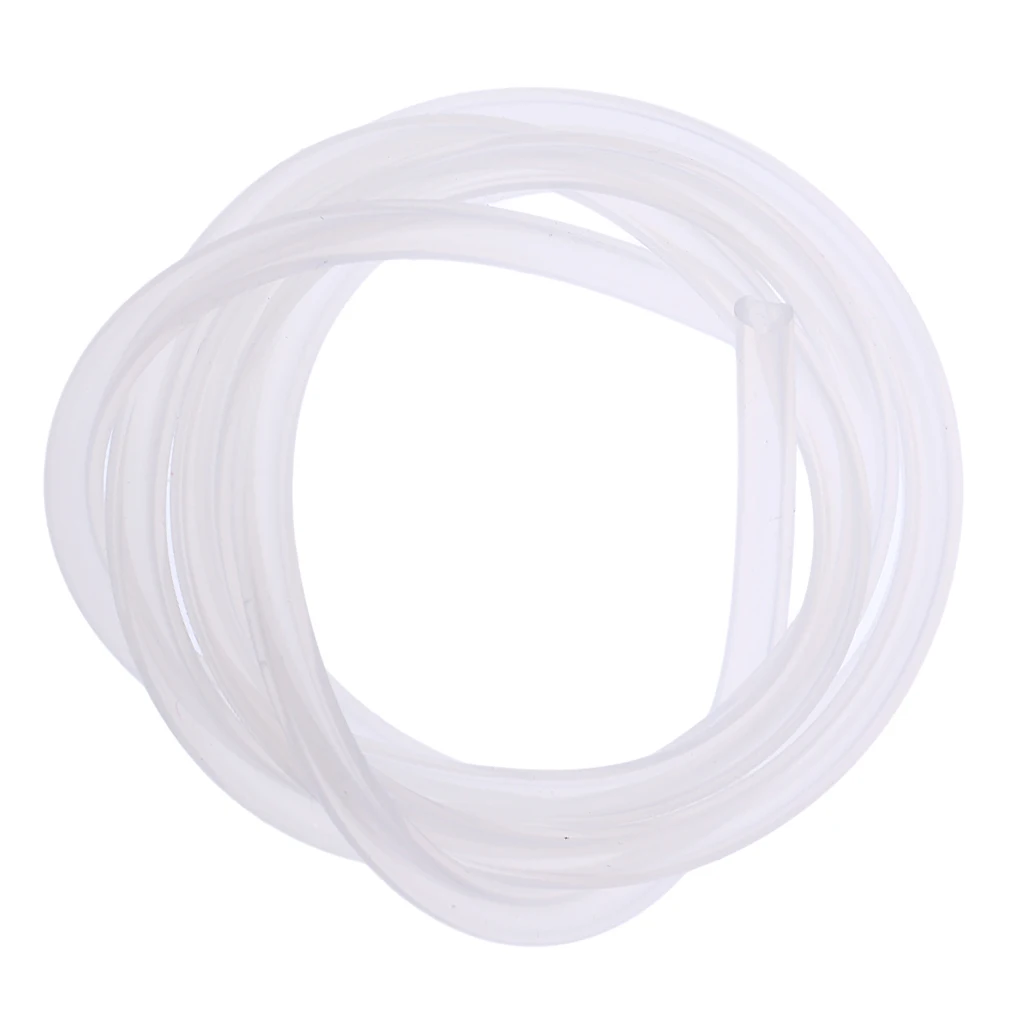 RC Nitro Car Fuel Gasoline Tubing Tube Clear Silicone Hose for 1/8 1/10 1/12 Truck Crawler Accessories, 100mm Long