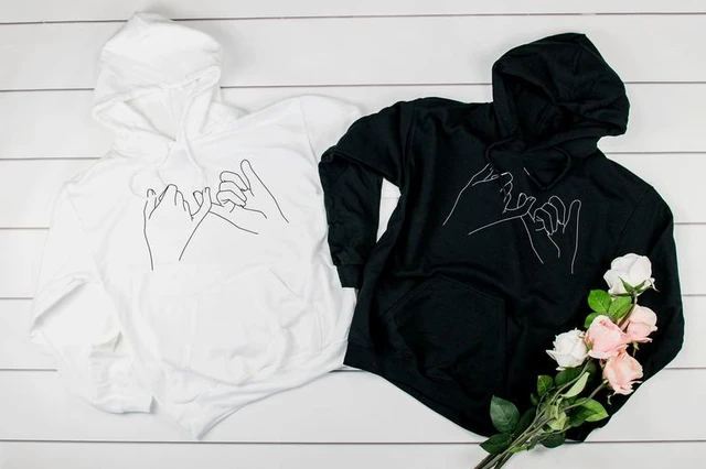 Matching best friend hoodies boy and girl outlet