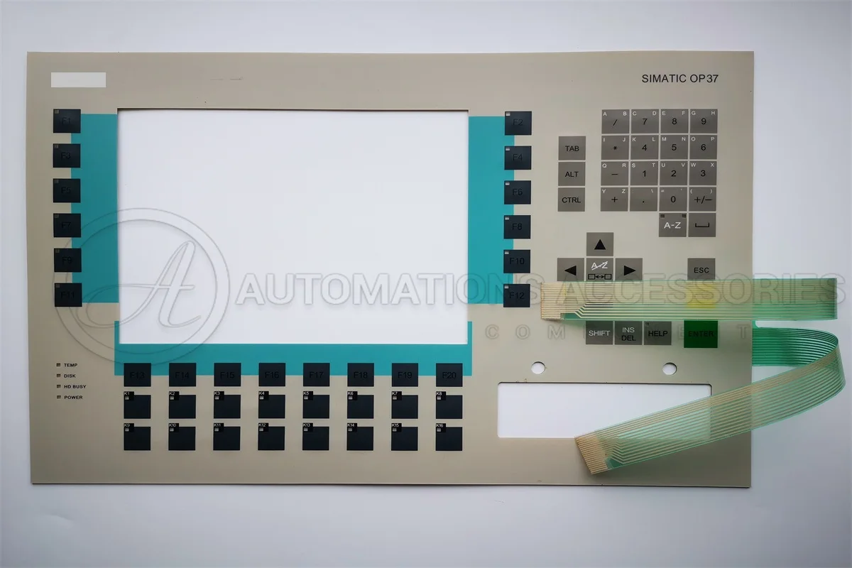 Nowy dla OP37 6AV3637-1LL00-0AX0 membranowa klawiatura 6AV3637-1LL00-0AX1 membranowa klawiatura przycisk