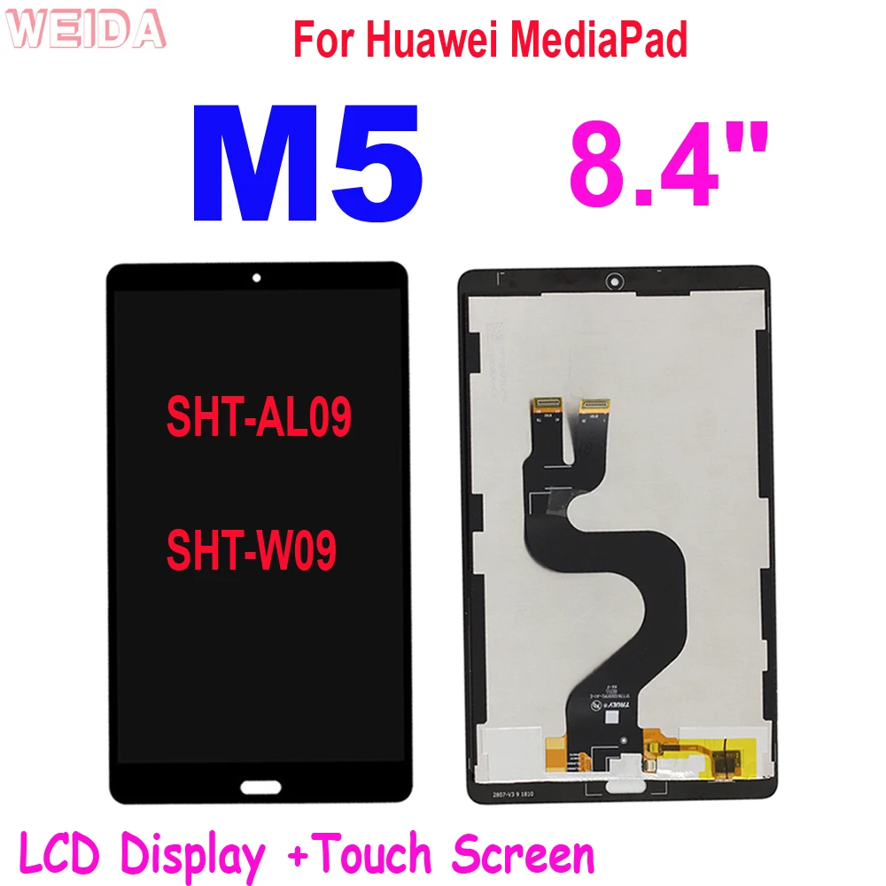 

AAA+ 8.4" LCD For Huawei MediaPad M5 8.4 SHT-AL09 SHT-W09 LCD Display Touch Screen Digitizer Panel Sensor Assembly Replacement