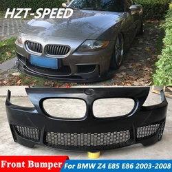 Z4 1mタイプfrp未塗装車体キットフロントバンパーbmw Z4 E85 E86 2003-2008