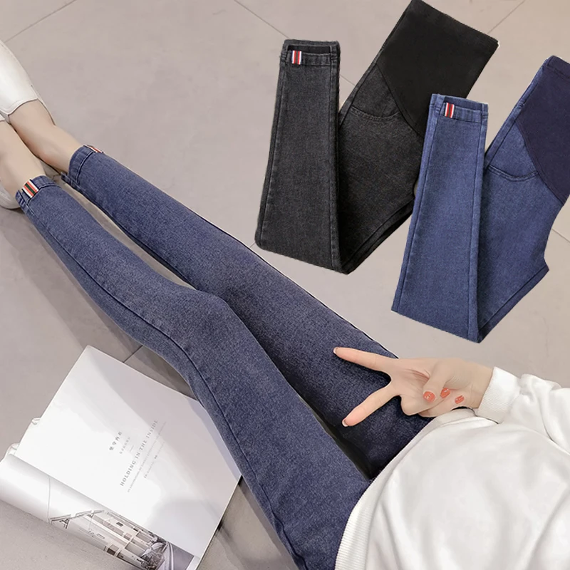 Denim Jeans Maternity Pants For Pregnant Women Clothes Nursing Pregnancy Leggings Trousers Gravidas Jeans Maternity Clothing