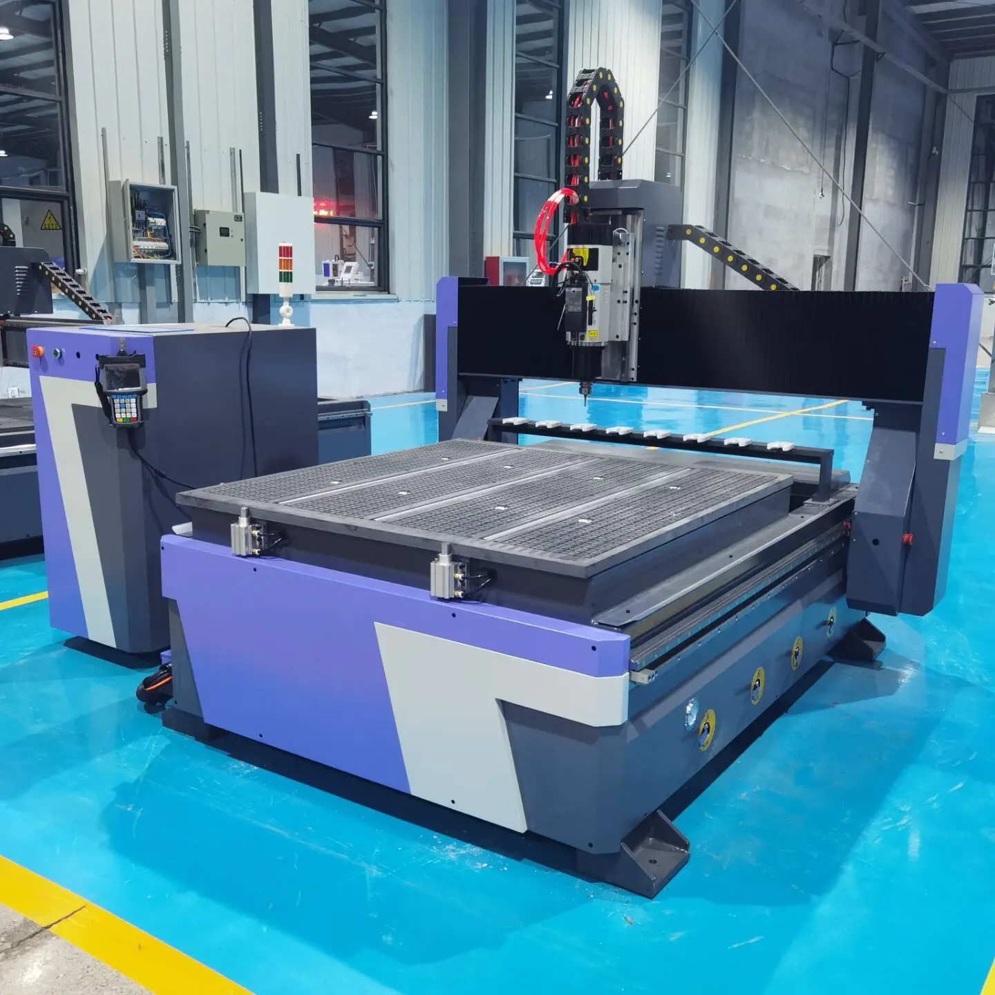 Enrutador CNC con bomba de succión de mesa al vacío para publicidad, enrutador CNC de 4x4 pies, 1220x1220x150mm, 1212, 1313