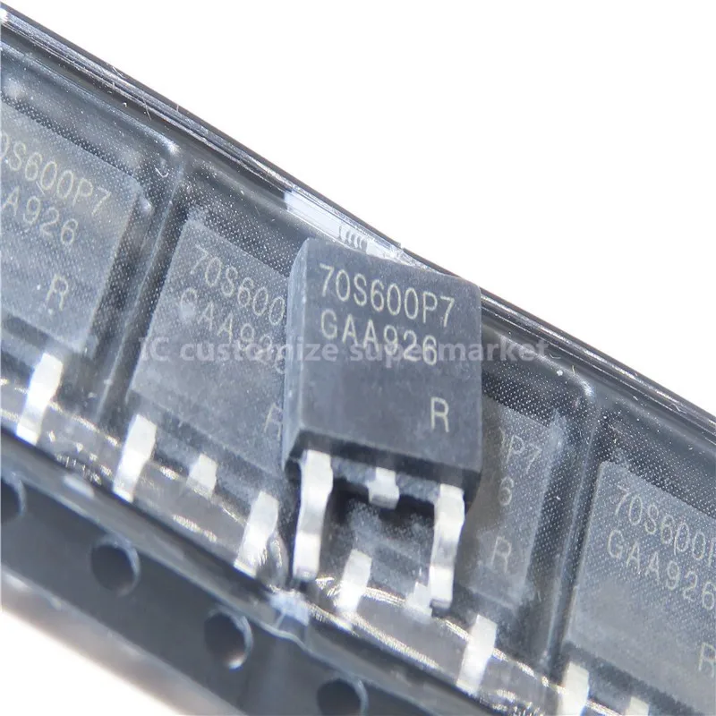 10 TEILE/LOS NWE 70S600P7 IPD70R600P7S ZU-252 700V 20,5 A SMD Transistor