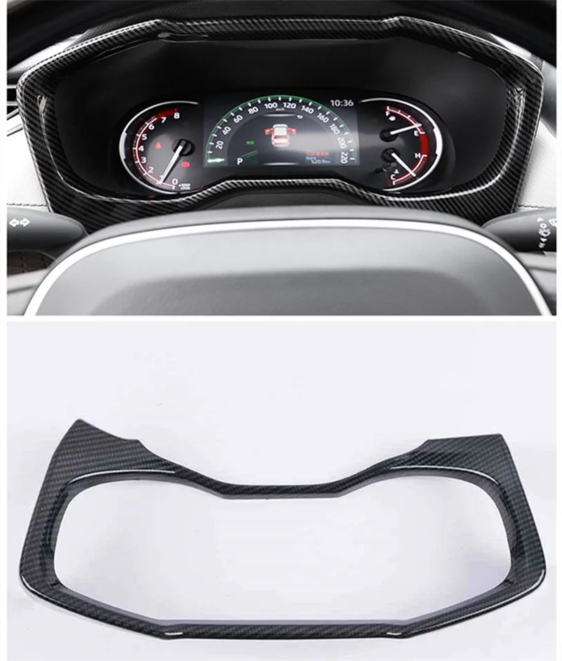 

Car Styling Accessories Car Console Dash Board Box Cover Interior Frame Molding Trims Sticker For Toyota RAV4 LHD 2019 2020